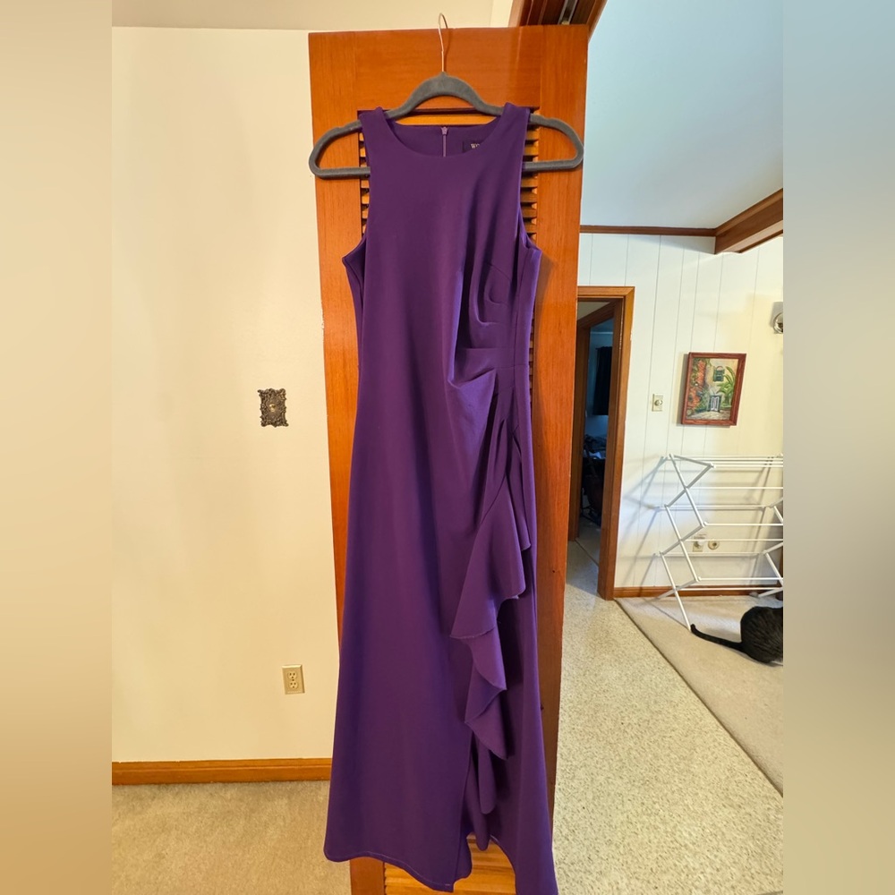 Elegant Purple Maxi Dress